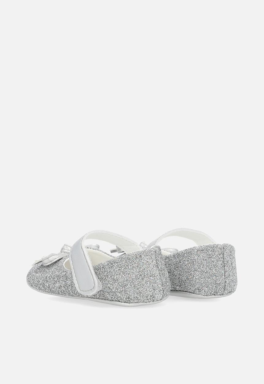 Pop Candy - Bowknot metallic pumps - silver