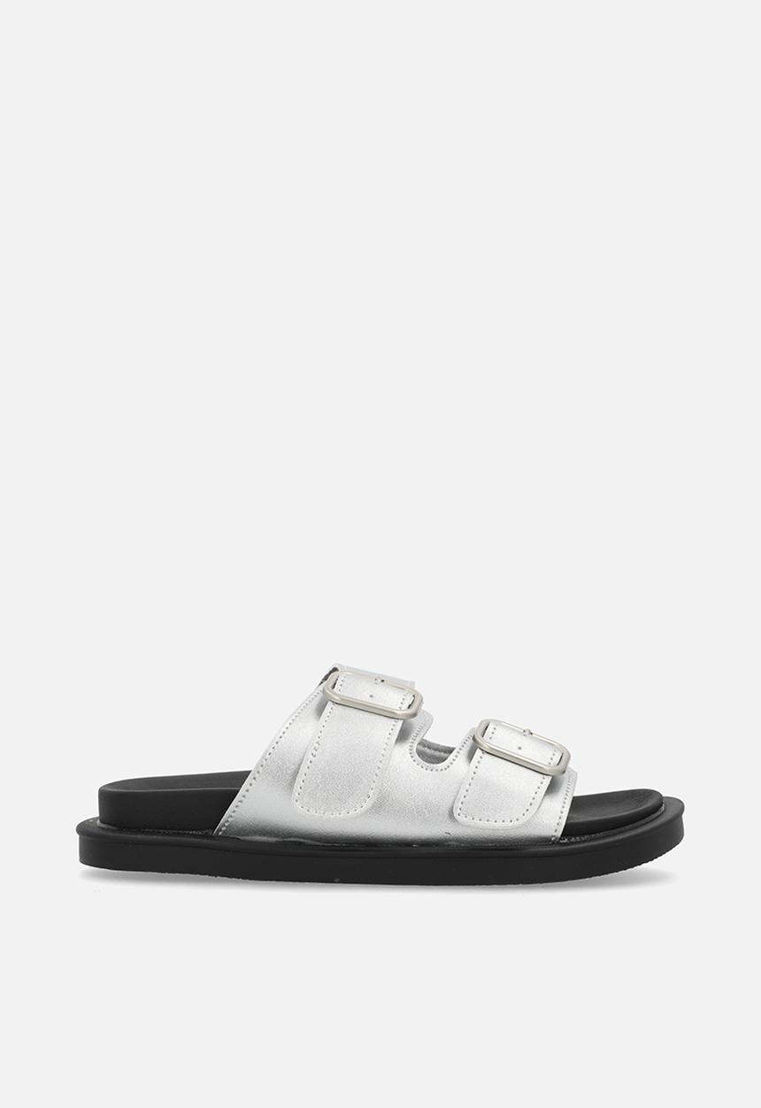 Pop Candy - Double buckle slides - silver