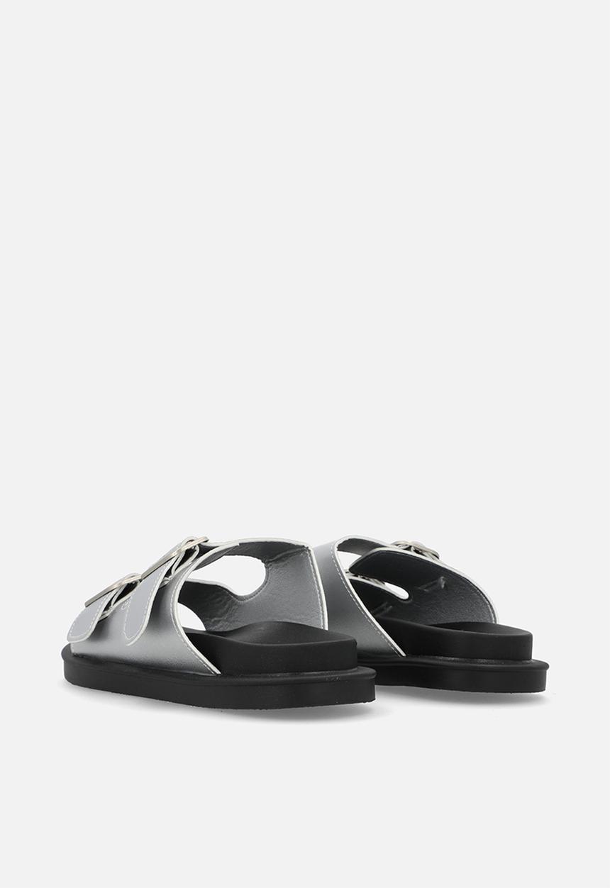 Pop Candy - Double buckle slides - silver