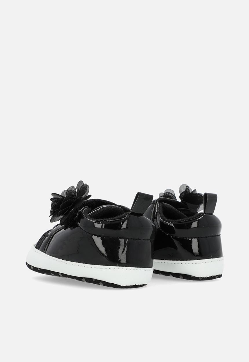 Pop Candy - Patent lace up sneakers - black