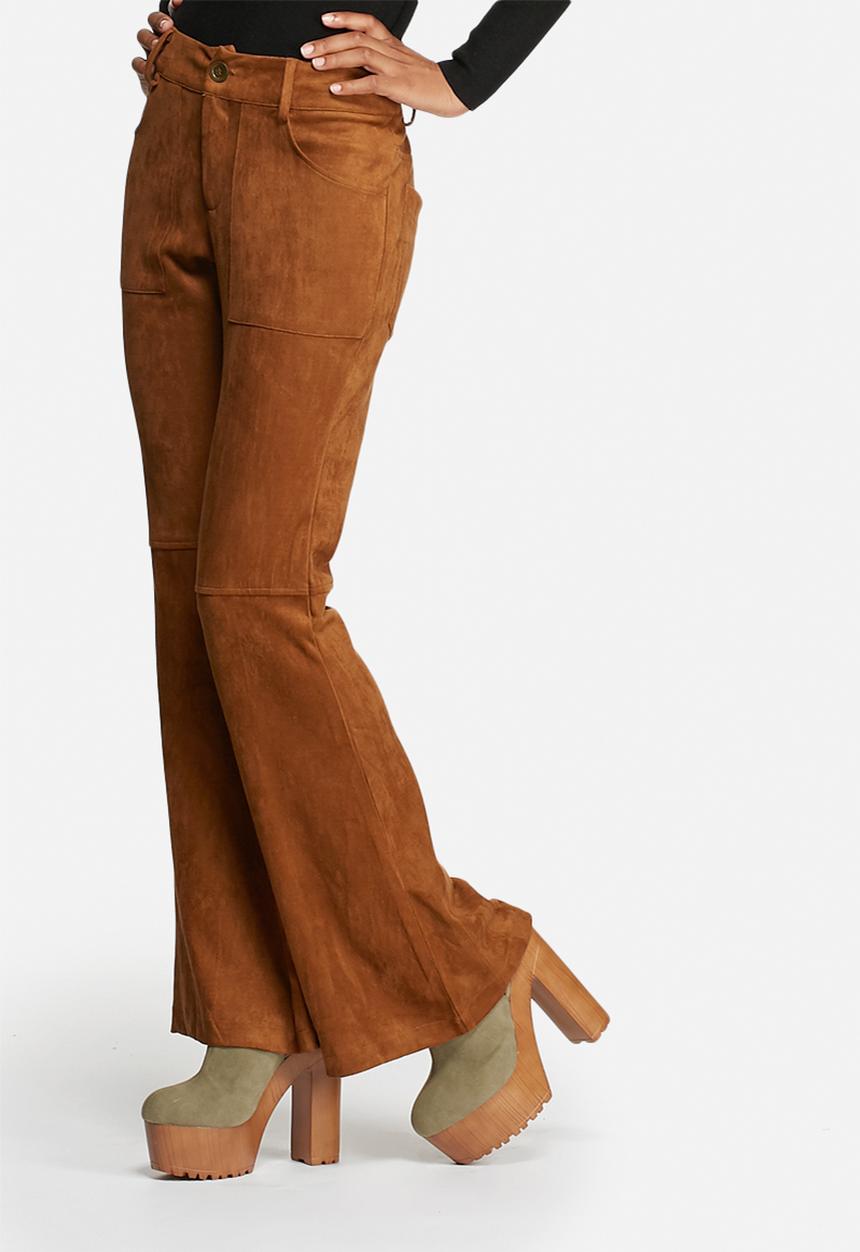 Glamorous - Flare Suedette Pants