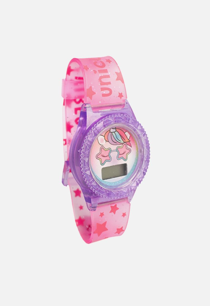 Character Group - Watch wallet & sunnies set sweet unicorn - pink