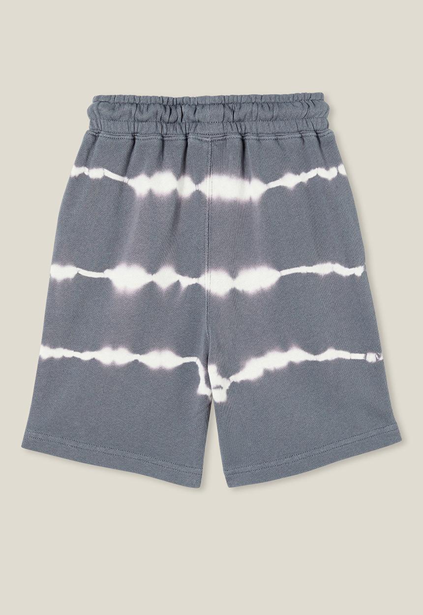 Cotton On - Harlow longline fleece short - steel/vanilla tie dye