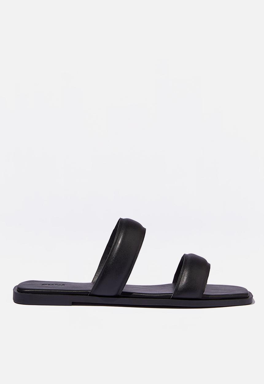 Cotton On - Palma padded slide - black smooth