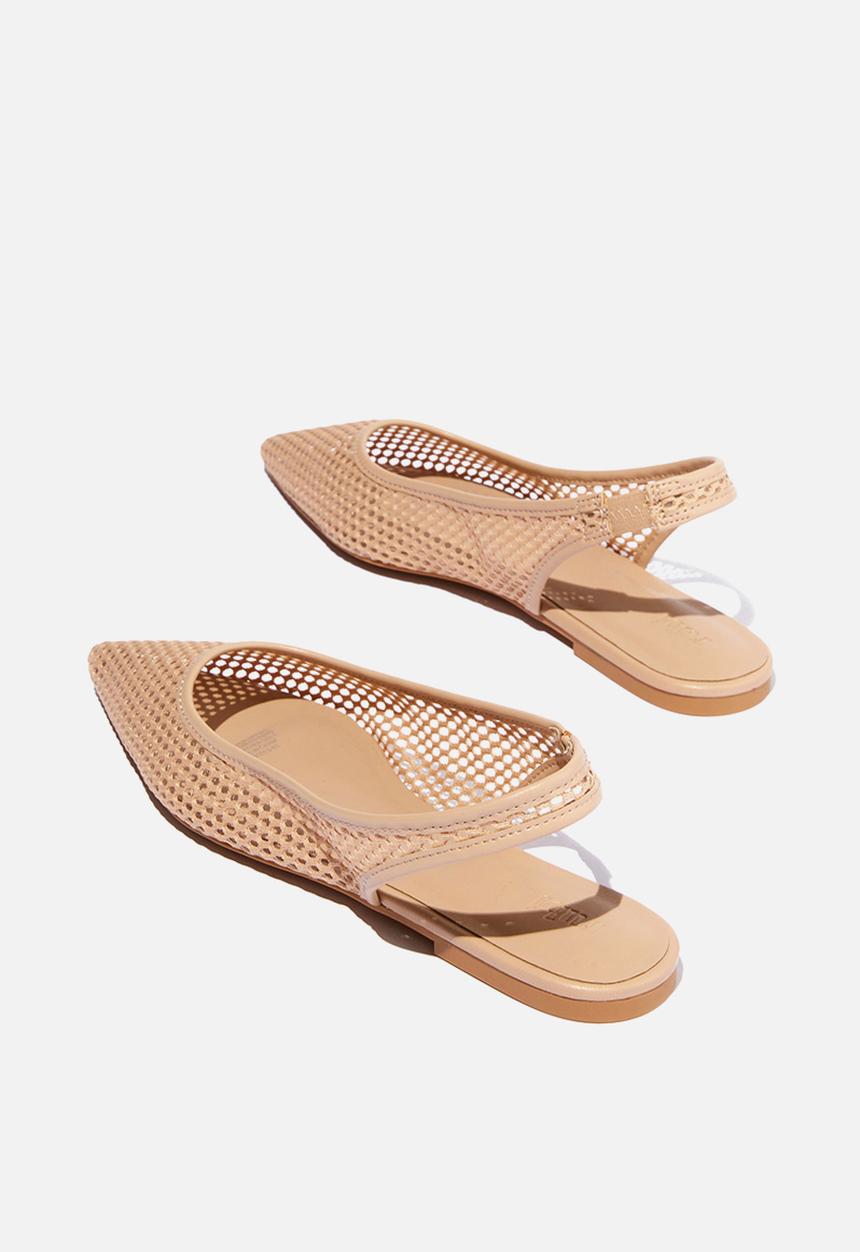 Cotton On - Zadie slingback point - camel fine mesh