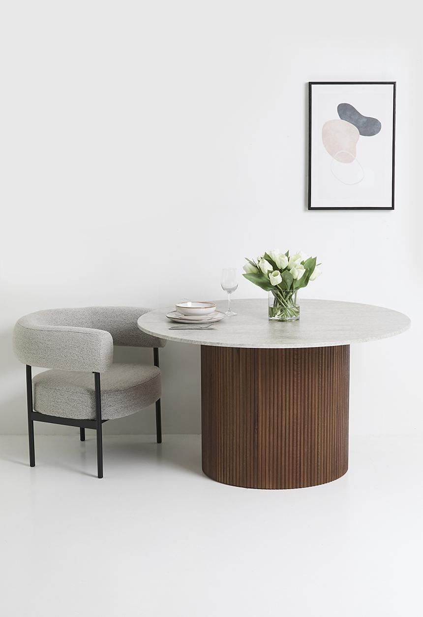 Sixth Floor - Magnus round dining table - natural