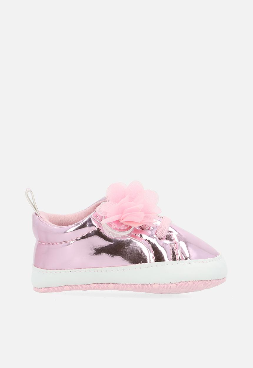 Pop Candy - Patent lace up sneakers-pink
