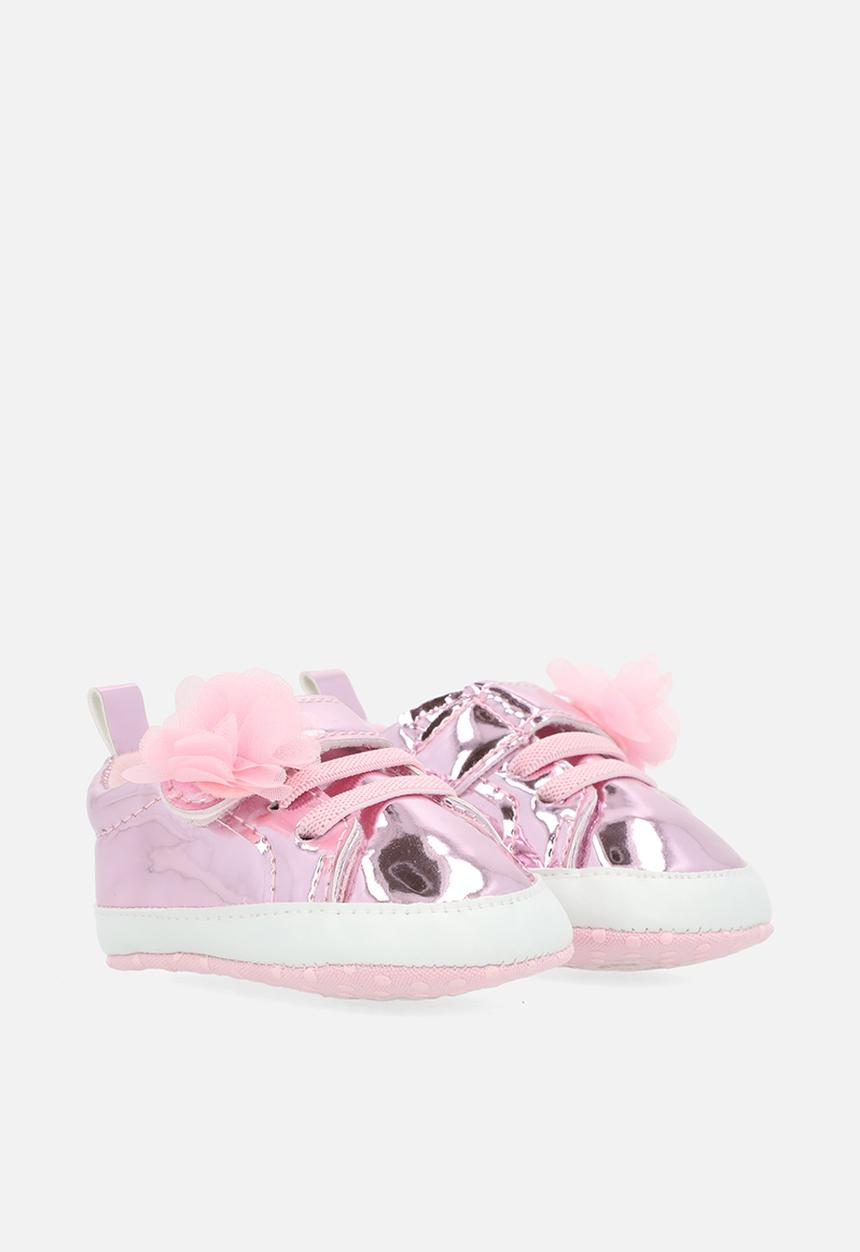 Pop Candy - Patent lace up sneakers-pink