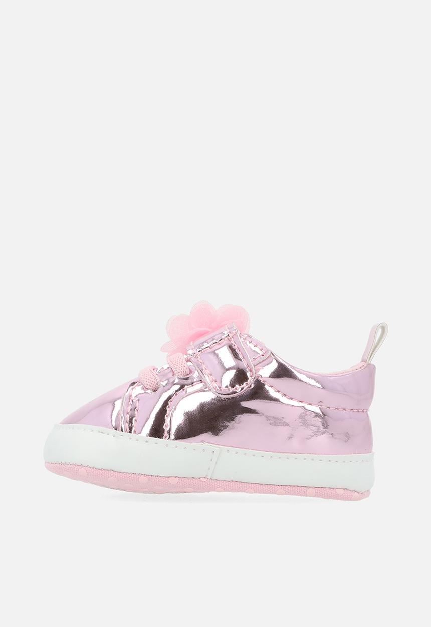 Pop Candy - Patent lace up sneakers-pink
