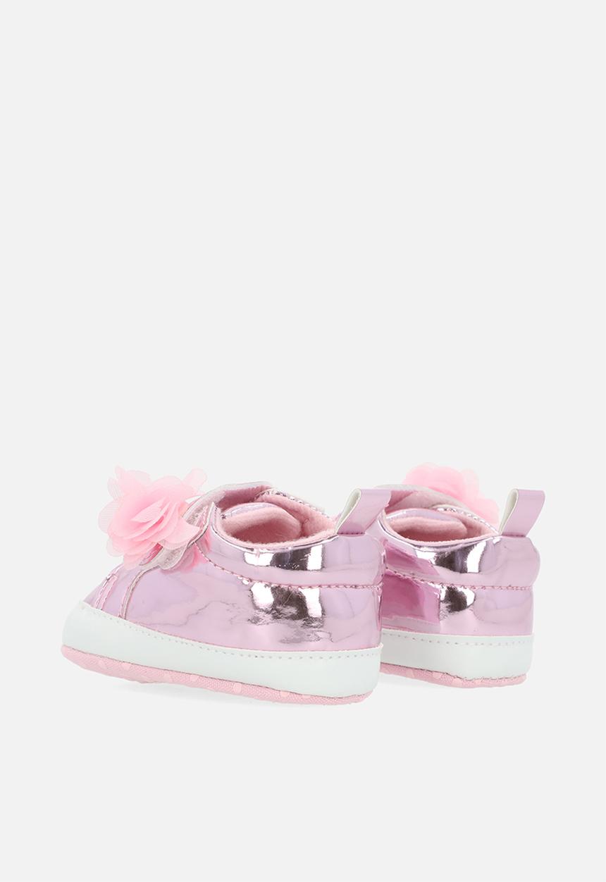 Pop Candy - Patent lace up sneakers-pink