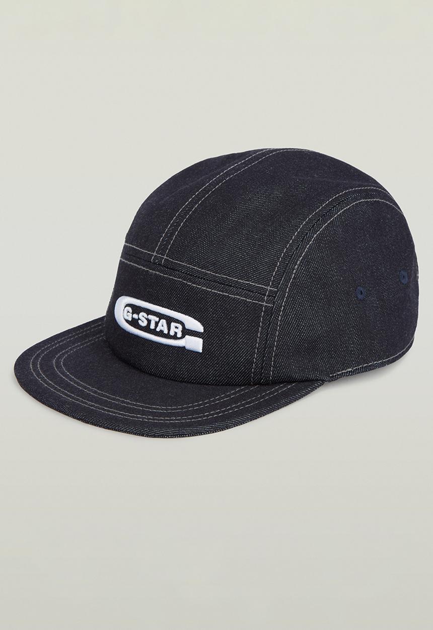 G-STAR - Flat Brim 5 Panel Cap - rinsed