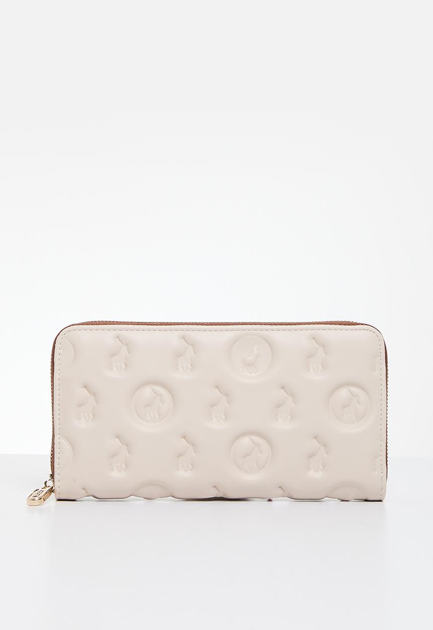 POLO - Luna zip around purse - ecru
