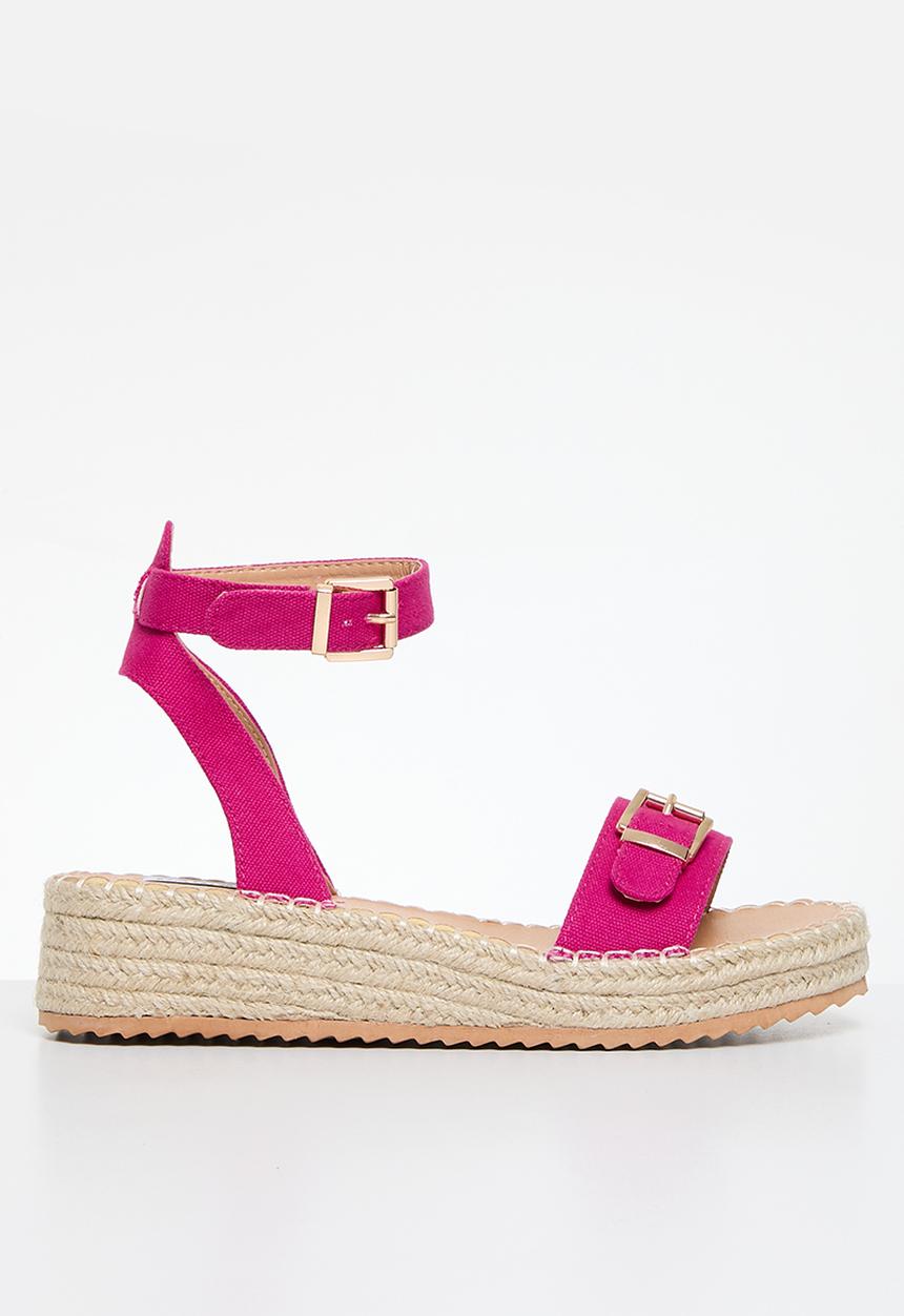 Madison® - Lettie espadrille sandal - fuschia