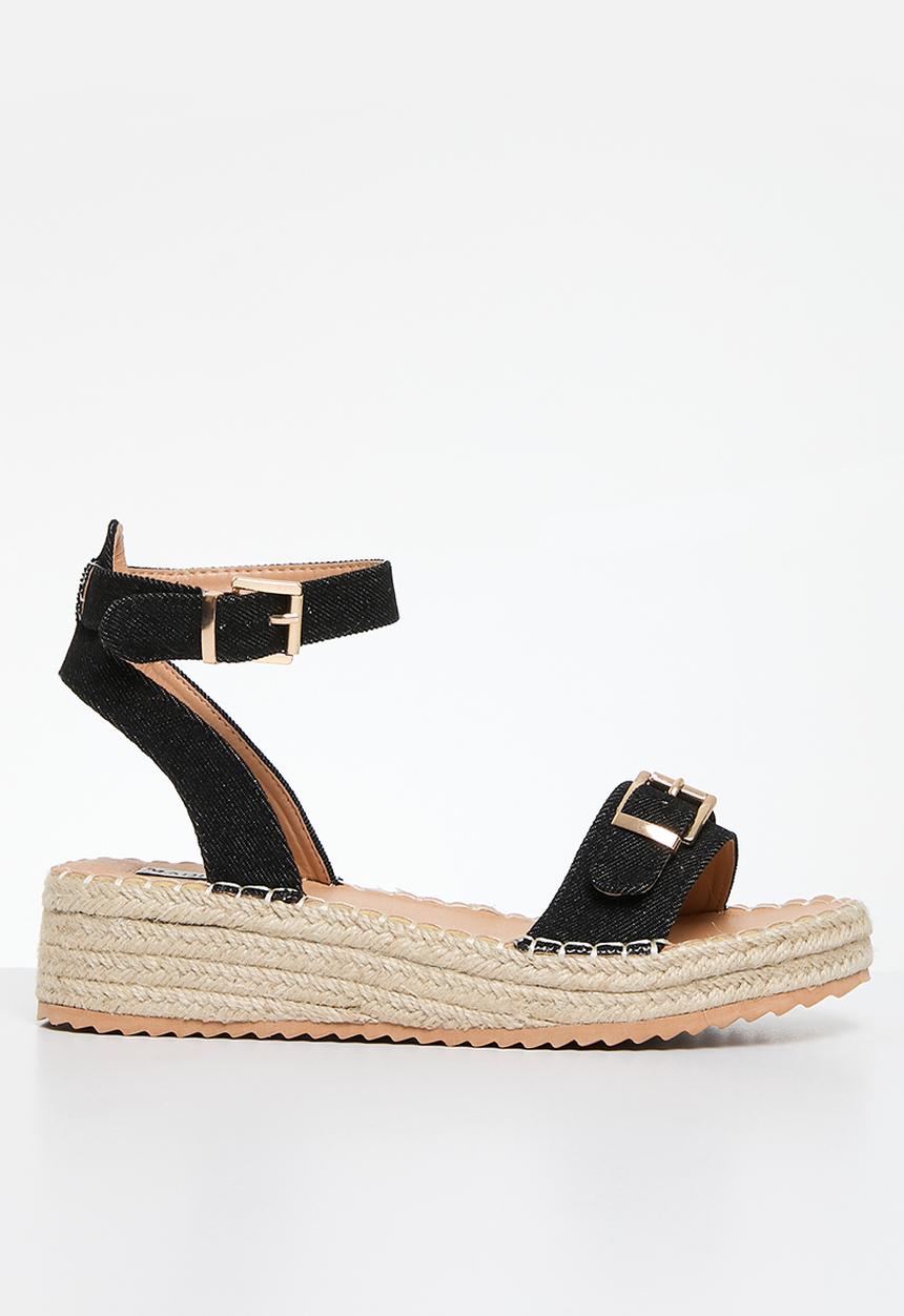 Madison® - Lettie espadrille sandal - black