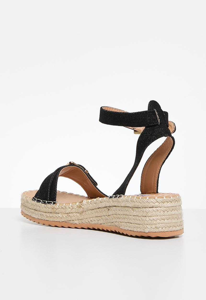 Madison® - Lettie espadrille sandal - black
