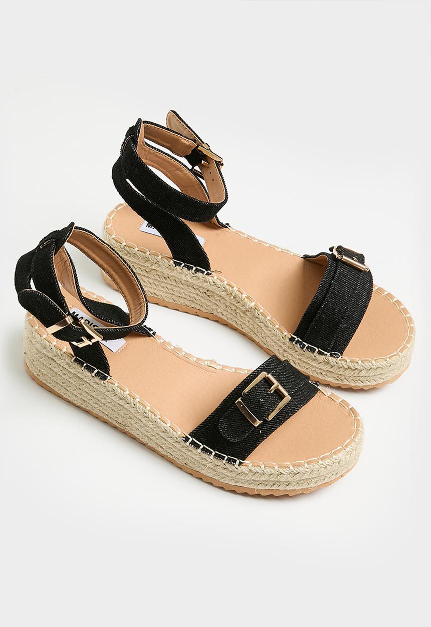 Madison® - Lettie espadrille sandal - black