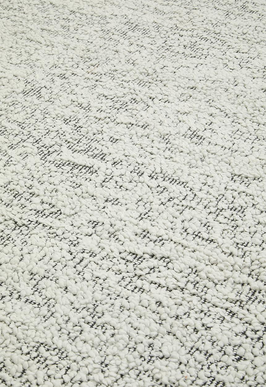 SF Collection - Handwoven Textured Salt & Pepper Rug