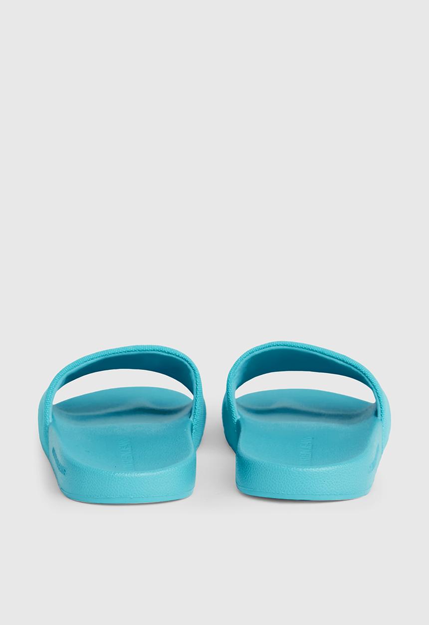 Calvin Klein - Slide monogram - blue atoll/bright white