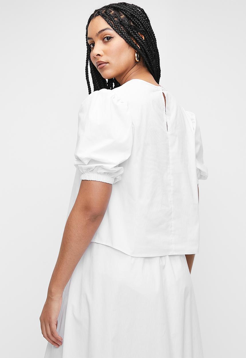 Superbalist - Crop shell - white