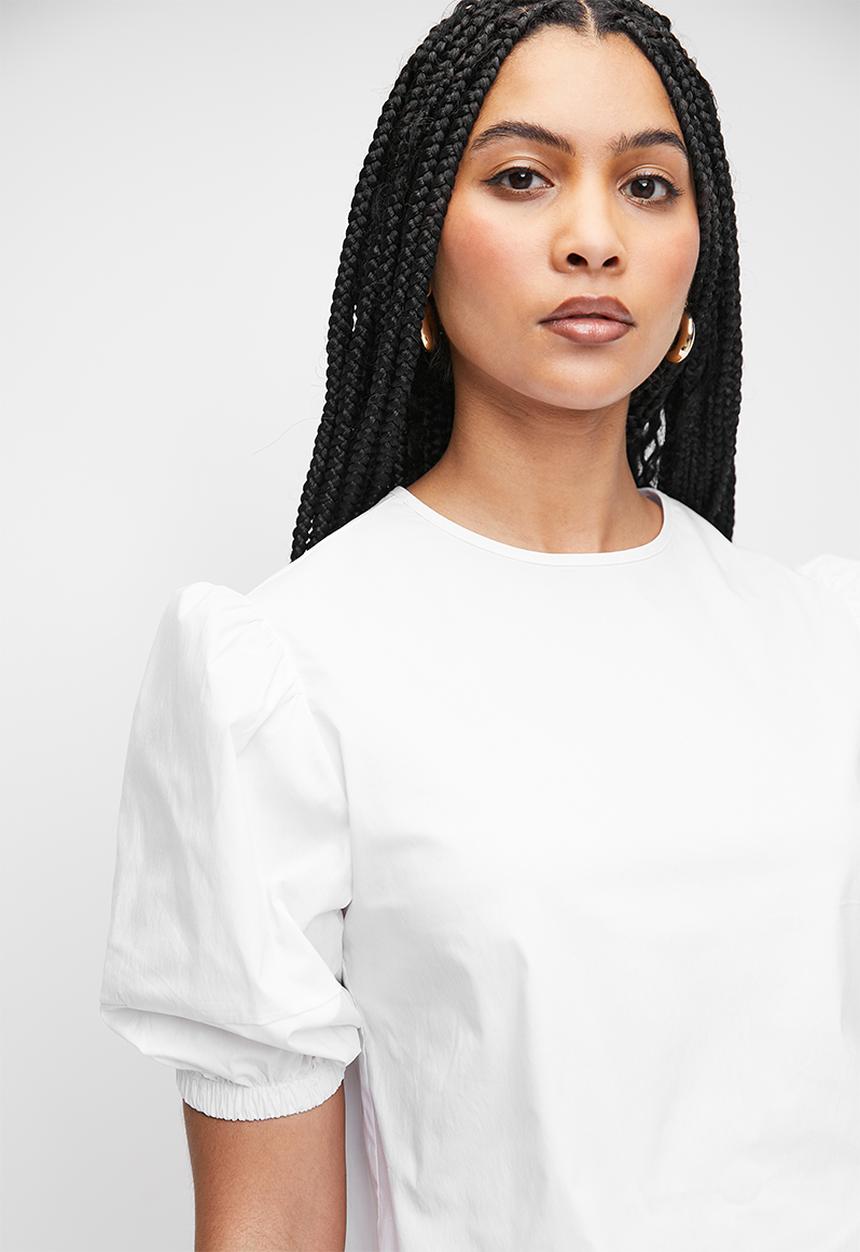 Superbalist - Crop shell - white