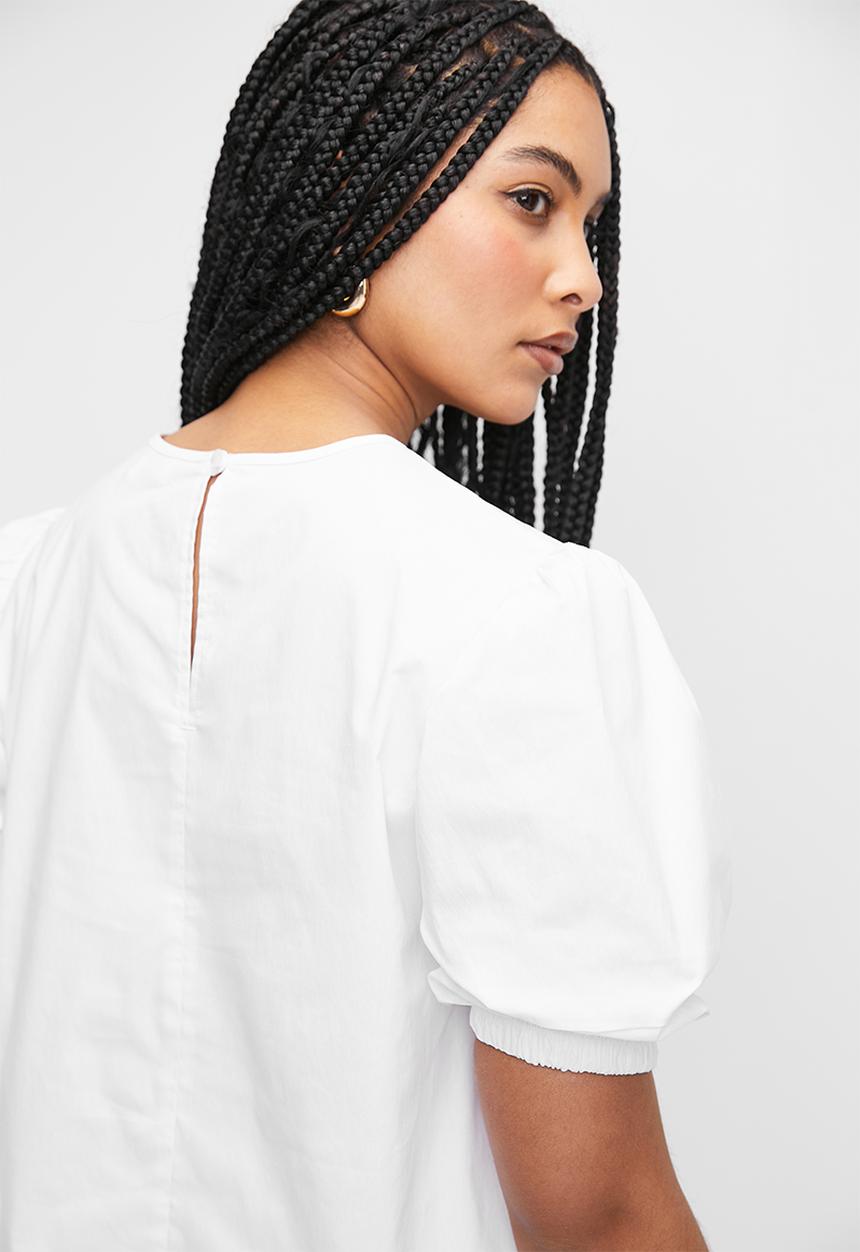 Superbalist - Crop shell - white