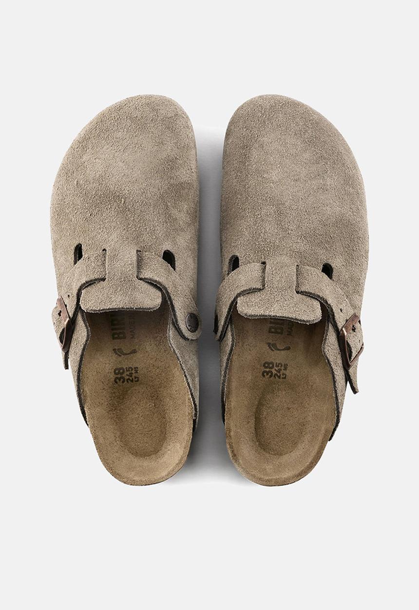 Boston leather narrow - taupe