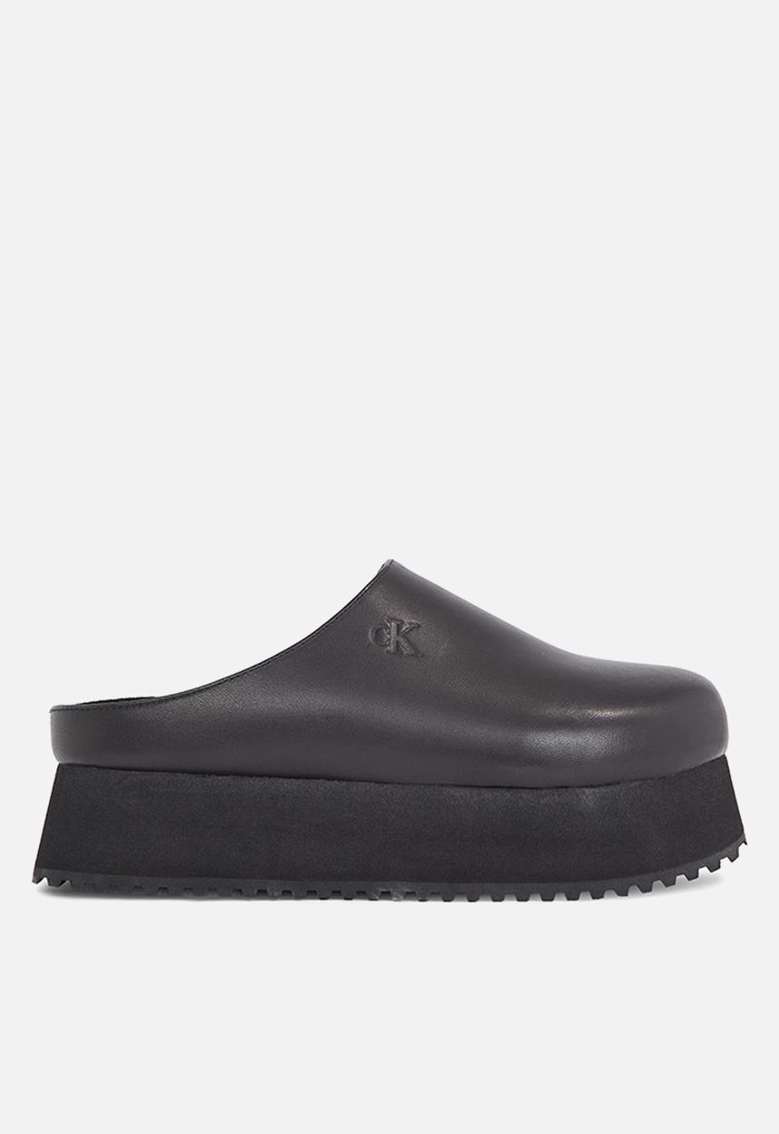 Calvin Klein - Close toe flatform - triple black