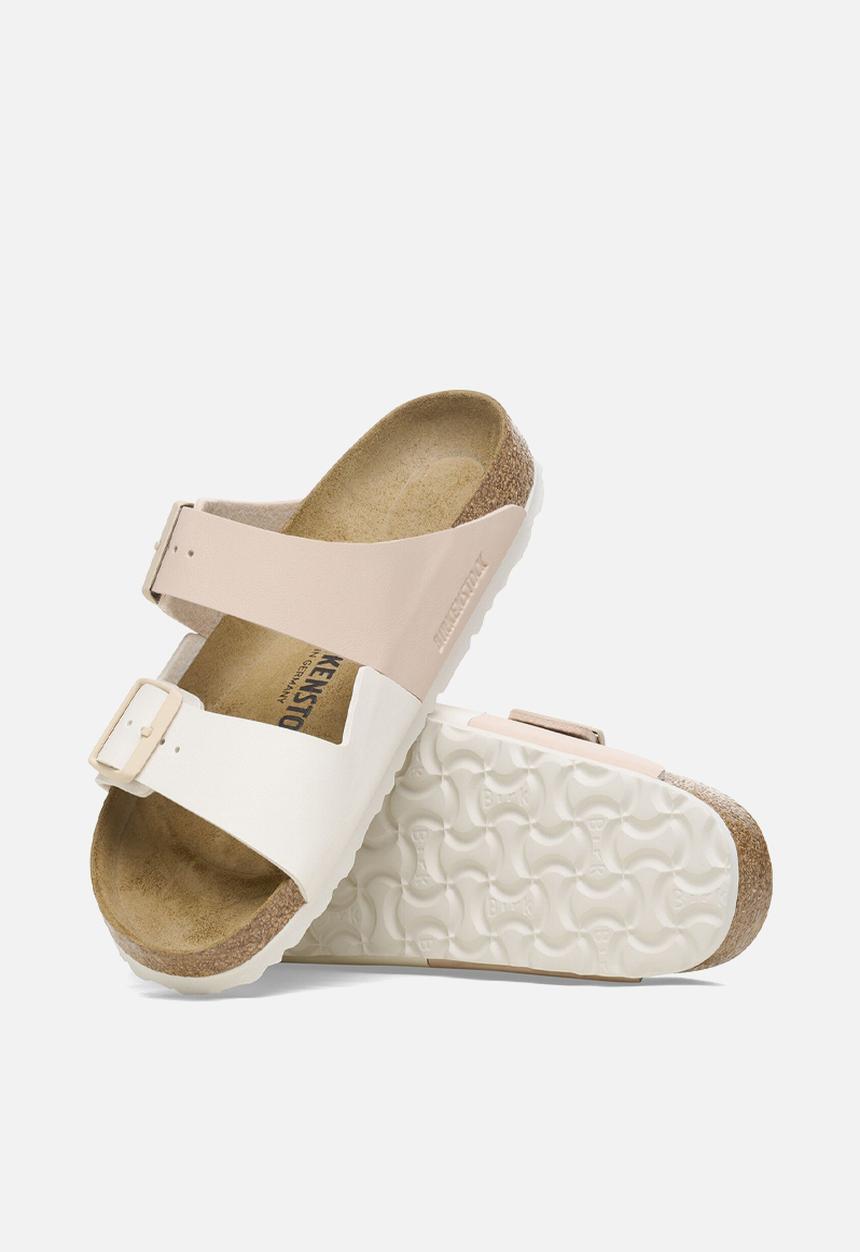 Birkenstock - Arizona split narrow - eggshell & new beige