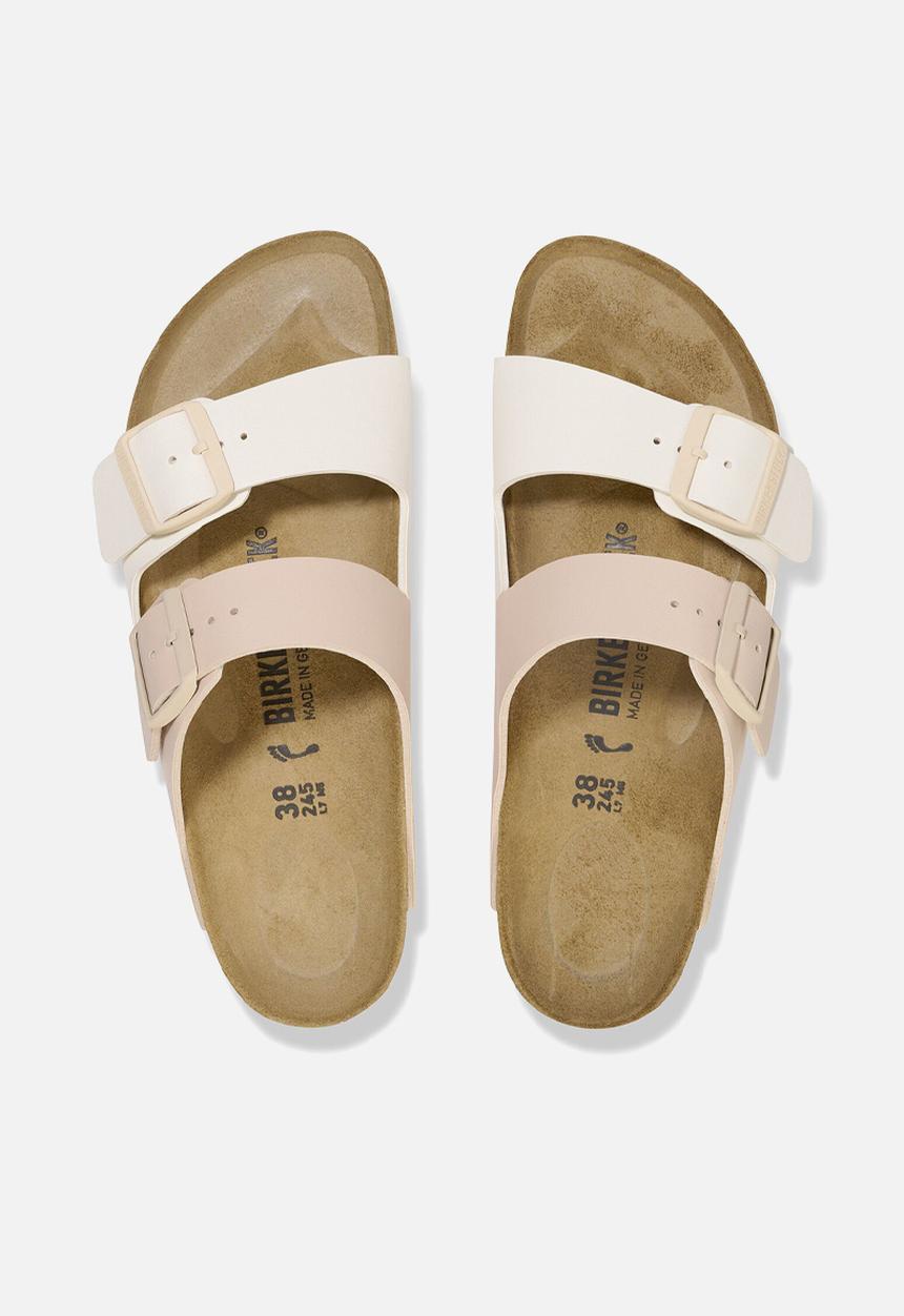 Birkenstock - Arizona split narrow - eggshell & new beige