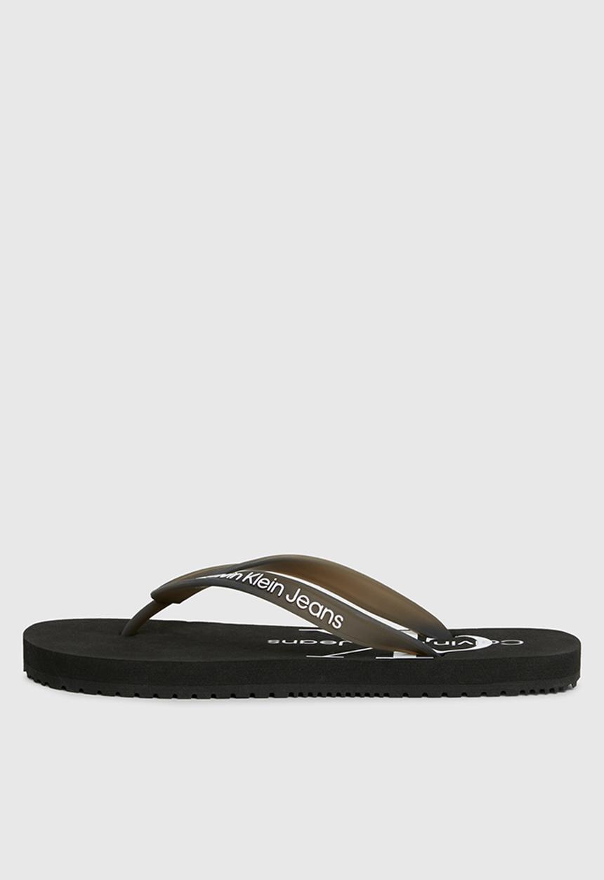 Calvin Klein - Beach monologo flip flop - black