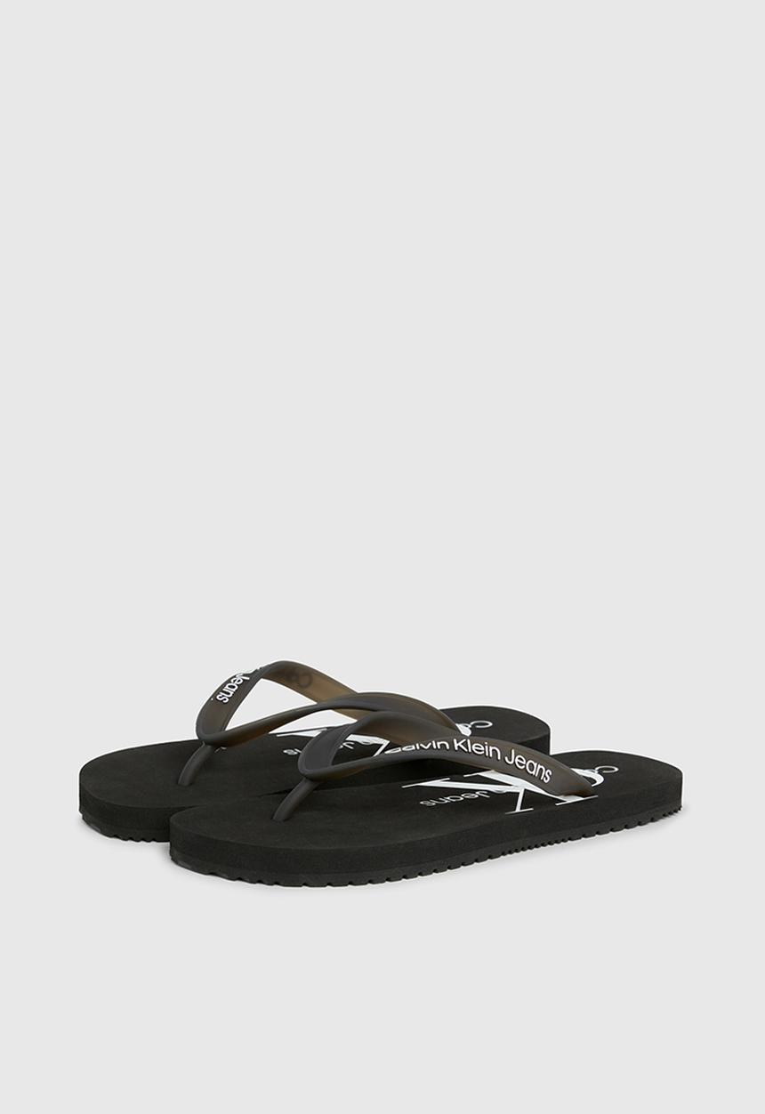 Calvin Klein - Beach monologo flip flop - black