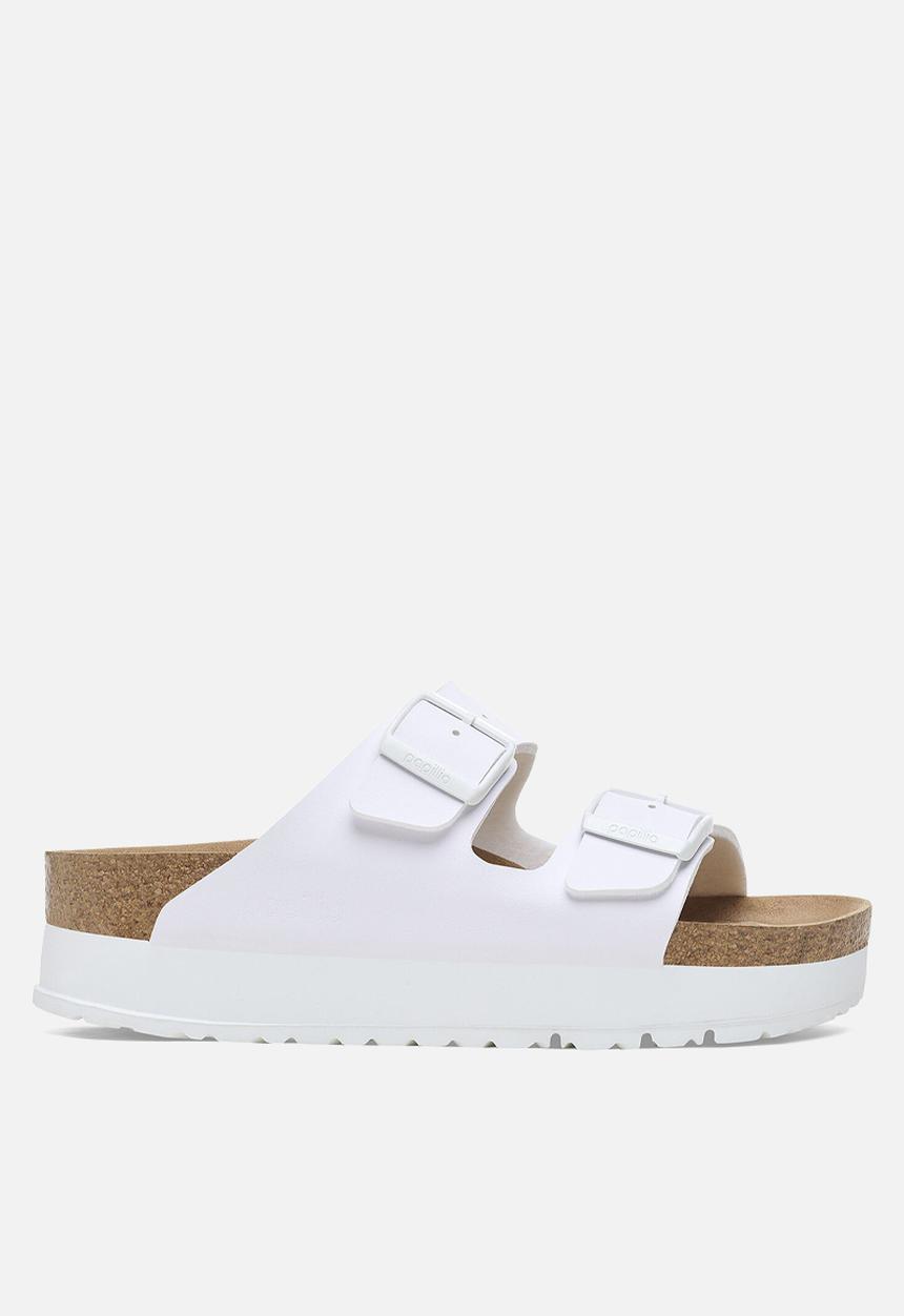 Birkenstock - Arizona platform narrow - white