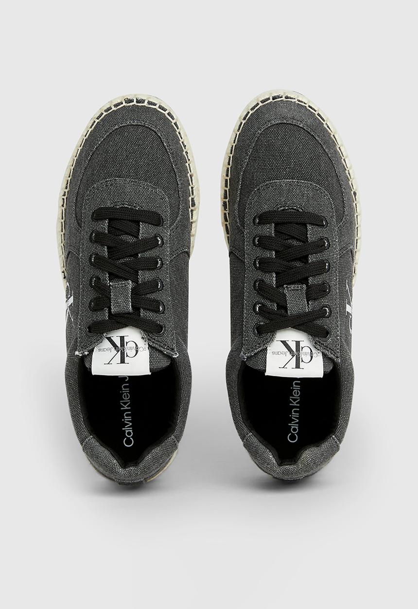Calvin Klein - Espadrille sneaker - black salt & pepper