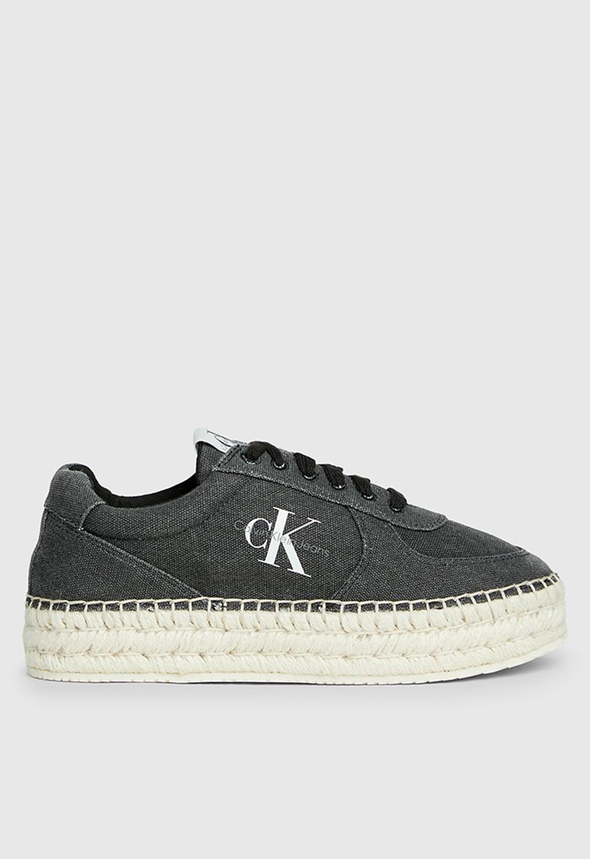 Calvin Klein - Espadrille sneaker - black salt & pepper