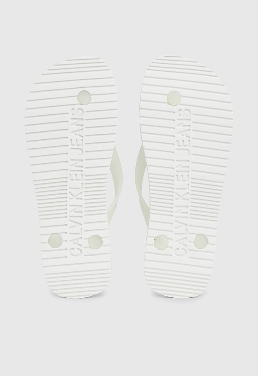 Calvin Klein - Beach monologo flip flop - white