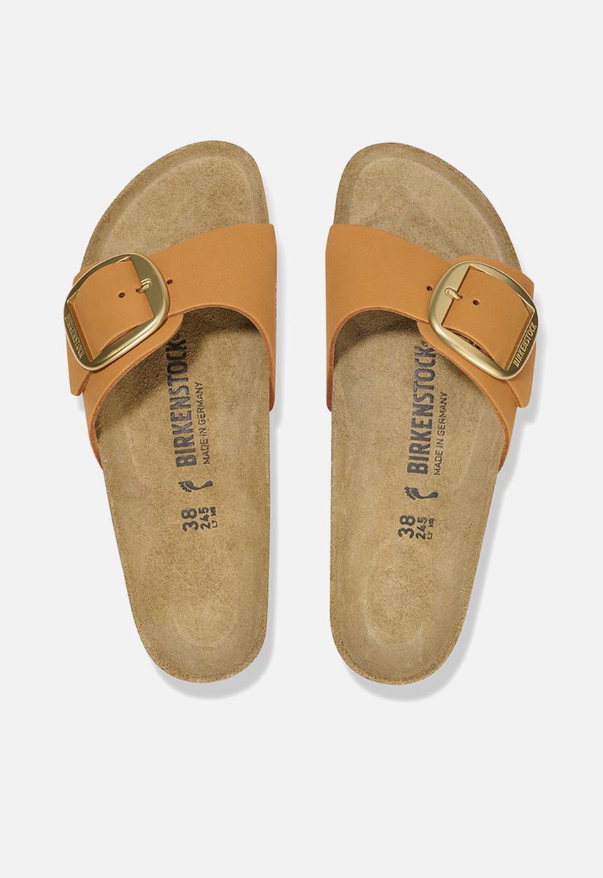 Birkenstock - Madrid big buckle leather narrow - burnt orange