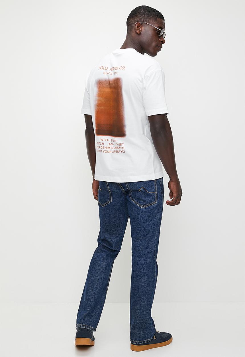 POLO - Tumelo Pjc Back Print Short Sleeve Tee - White
