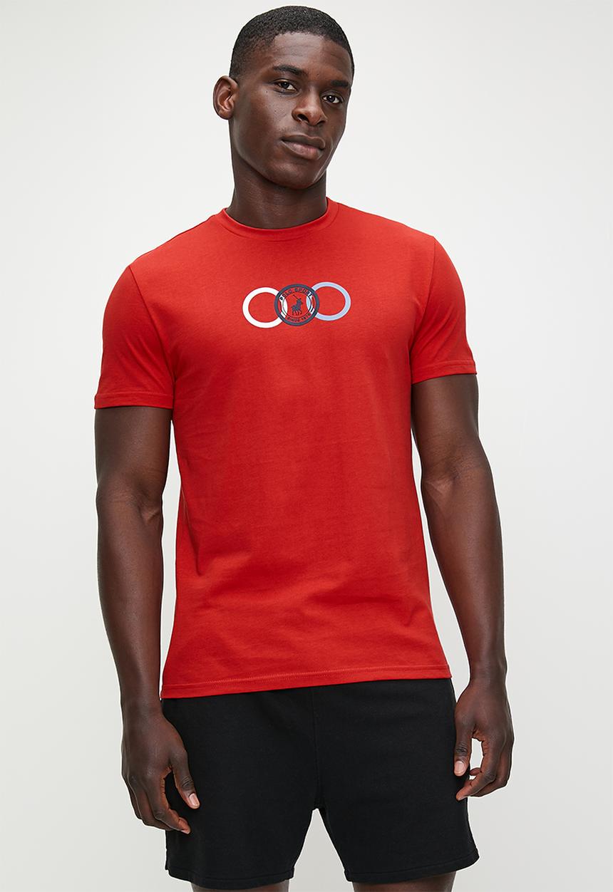 POLO - Fezile Sport Logo Short Sleeve Tee - Red