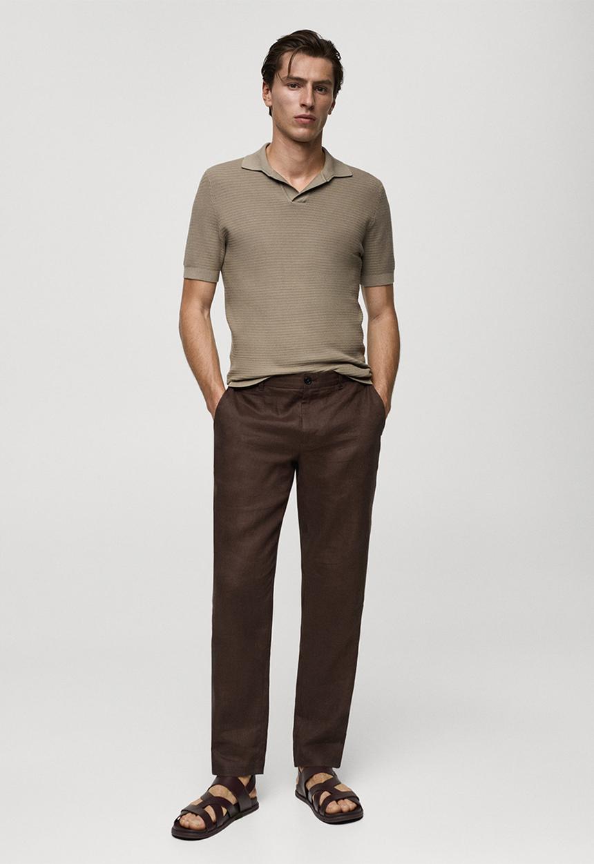 MANGO - Polo shirt flew - dark green