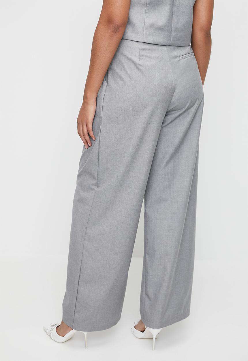 Superbalist - Co-ord midrise wide leg - grey