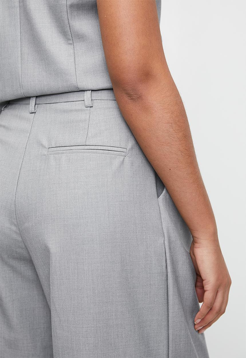 Superbalist - Co-ord midrise wide leg - grey