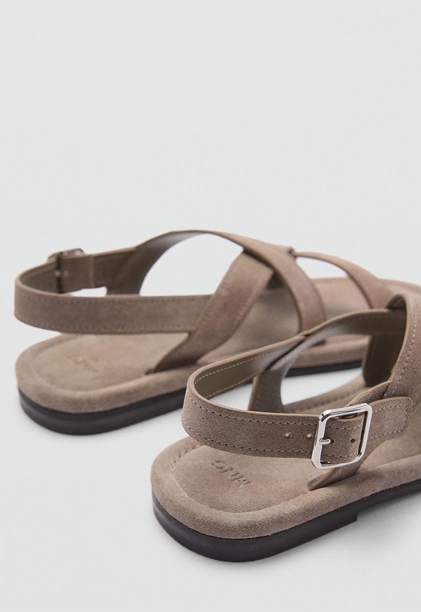 MANGO - Sandals romana-35 - medium brown