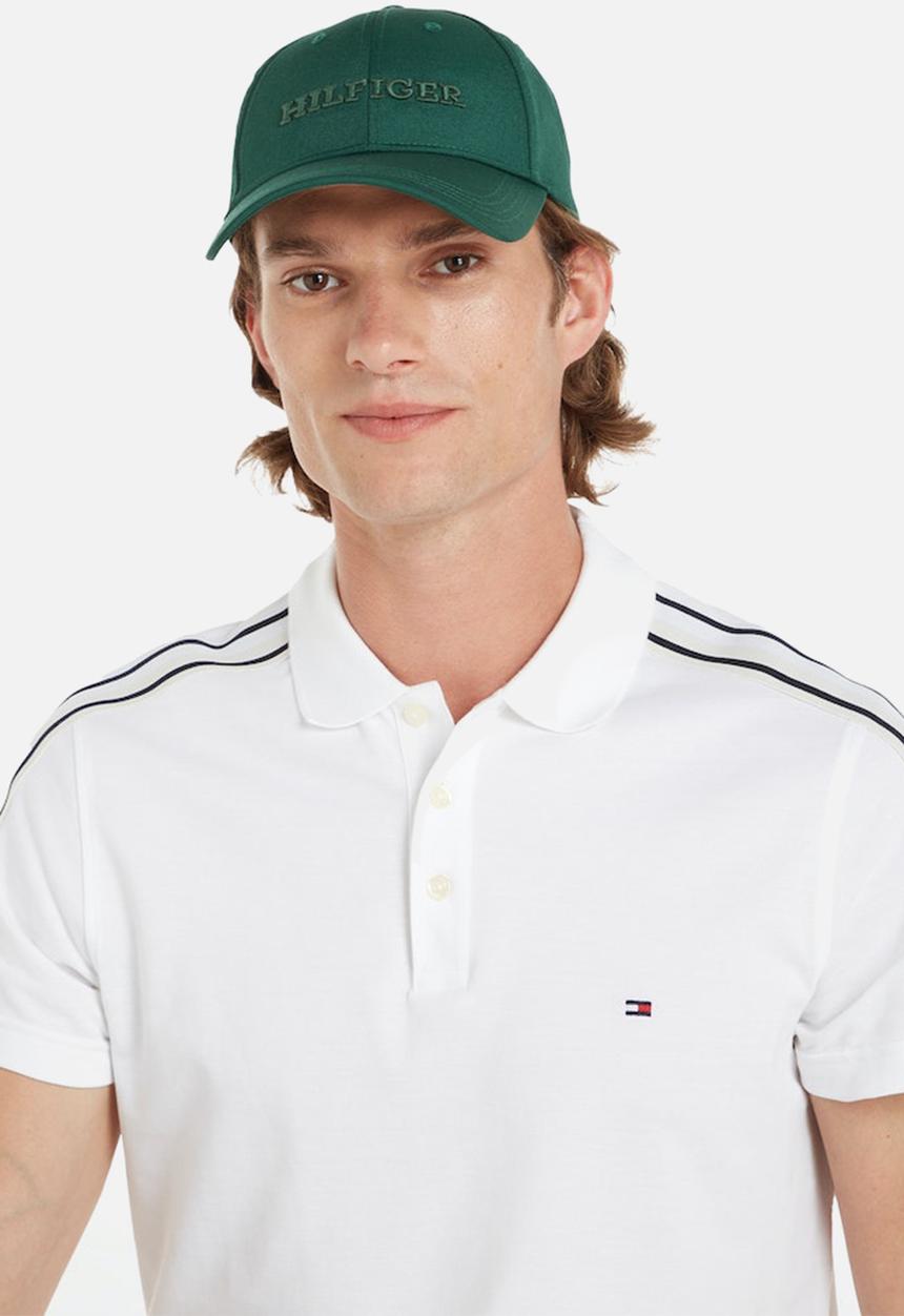 Tommy Hilfiger - TH Monotype Canvas 6 Panel Cap - Hunter Green