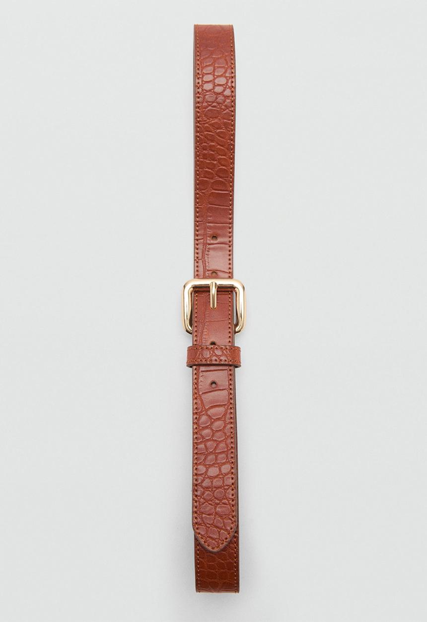 MANGO - Belt coqui - brown