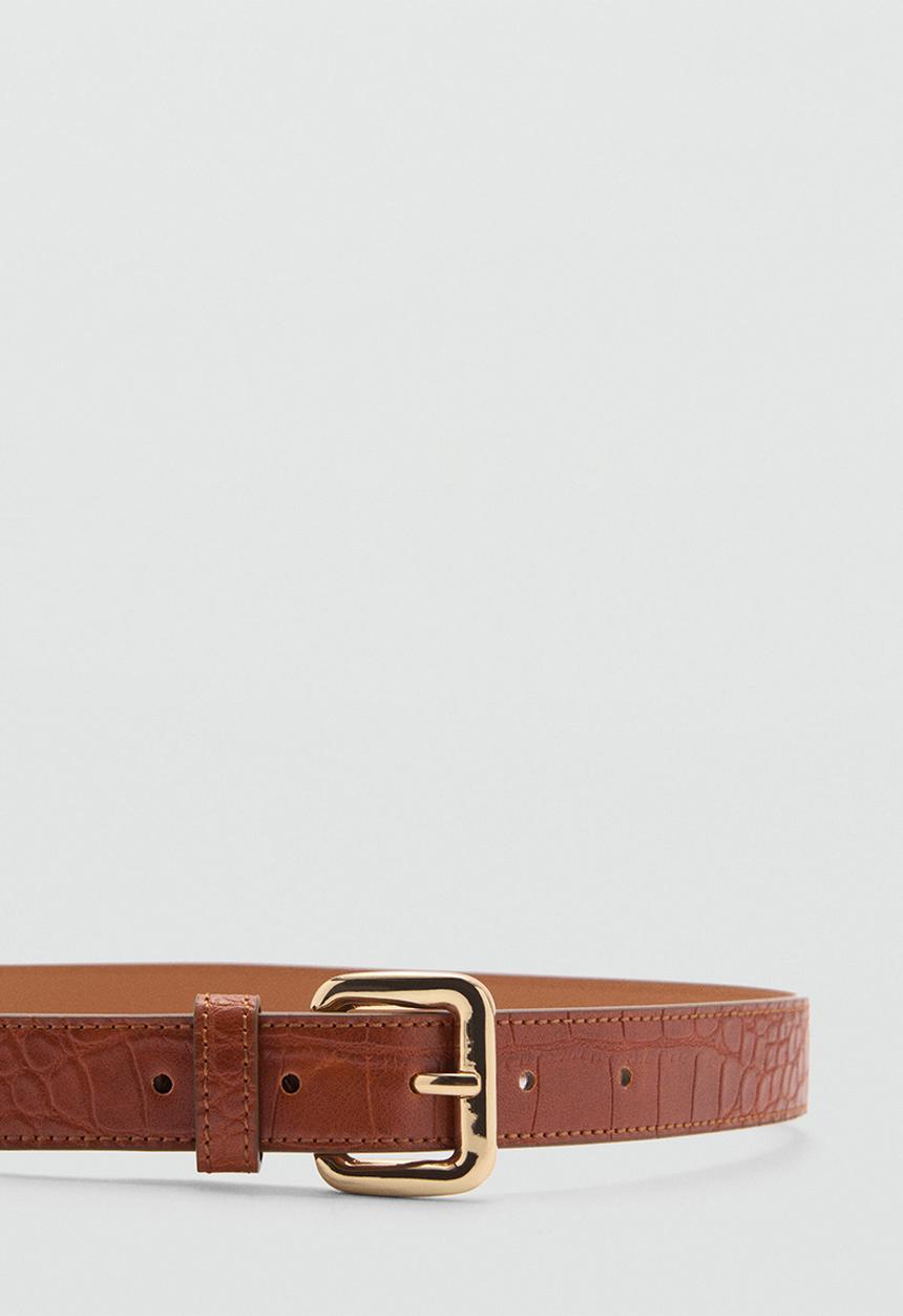 MANGO - Belt coqui - brown