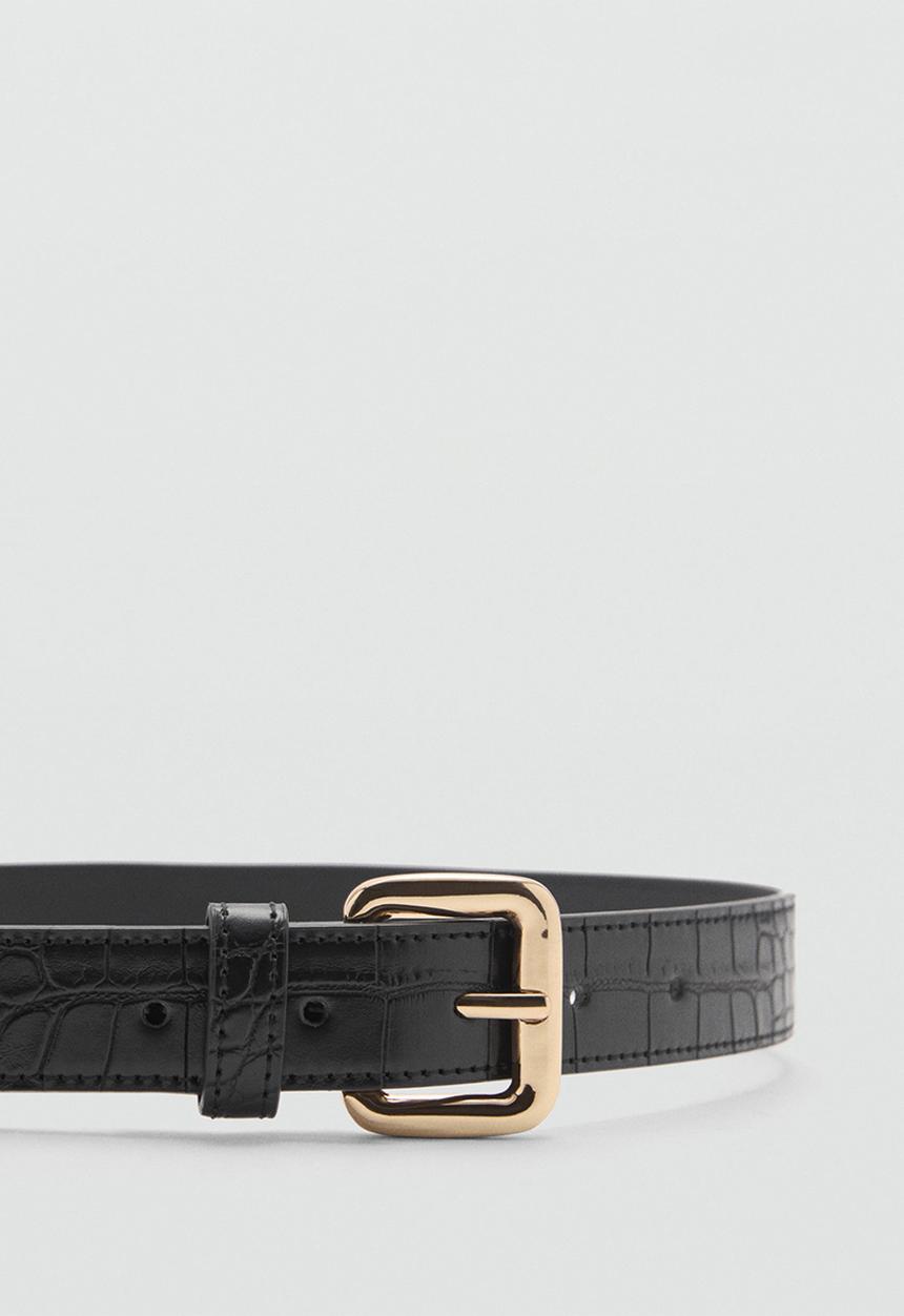 MANGO - Belt coqui - black