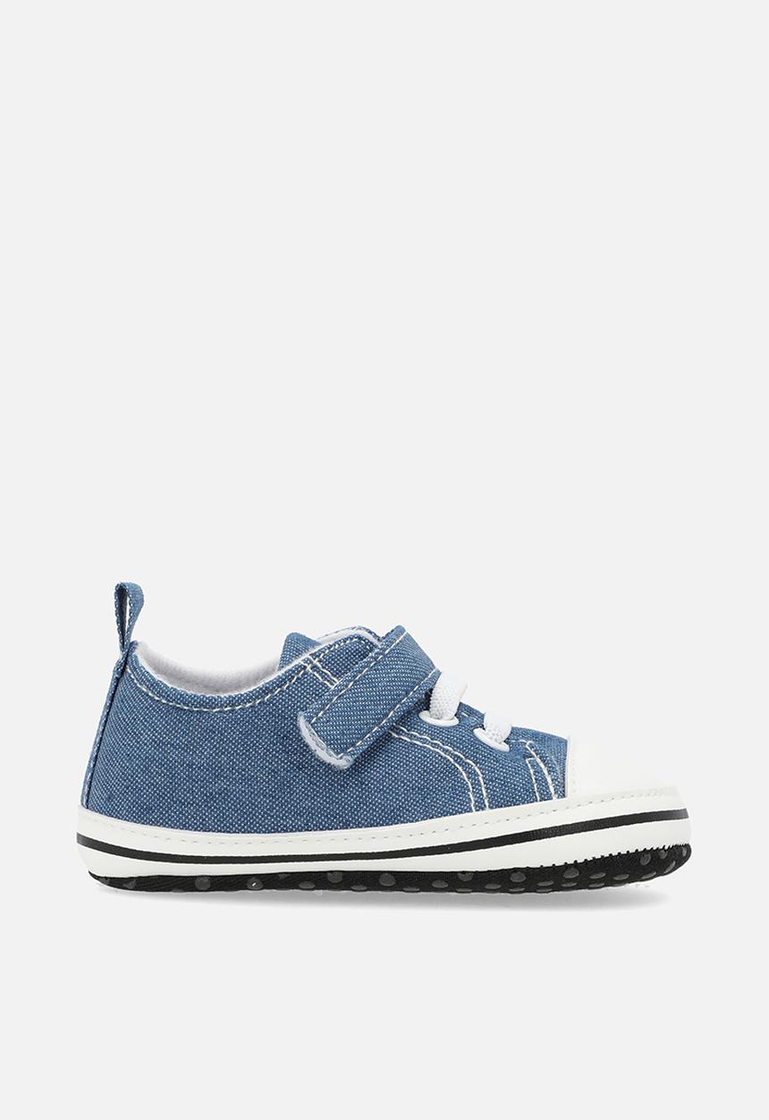 Pop Candy - Lace & velcro sneaker - blue
