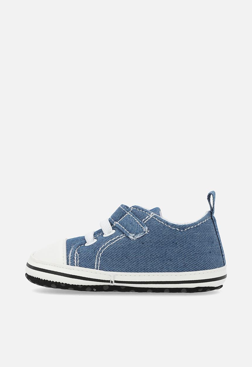 Pop Candy - Lace & velcro sneaker - blue
