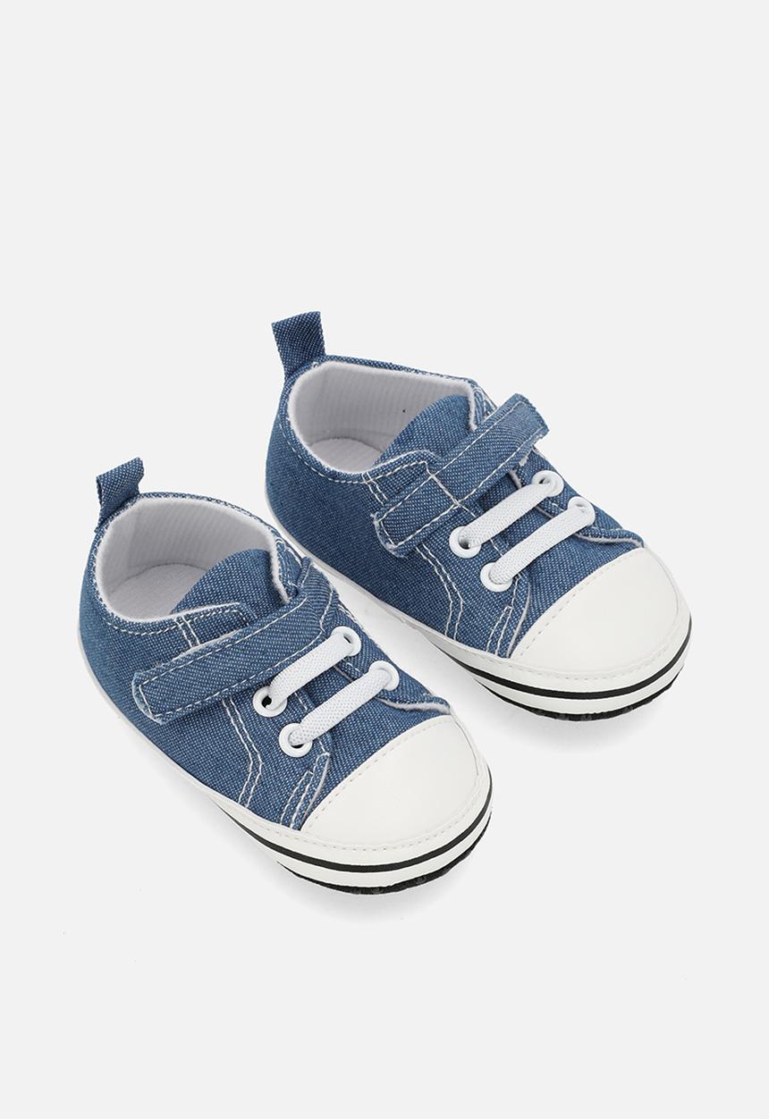 Pop Candy - Lace & velcro sneaker - blue