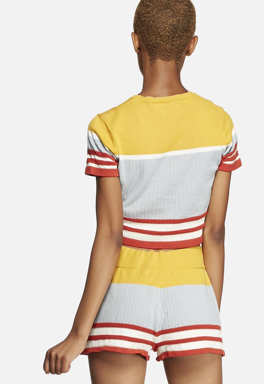 MINKPINK - Roller Derby Crop Knit Tee